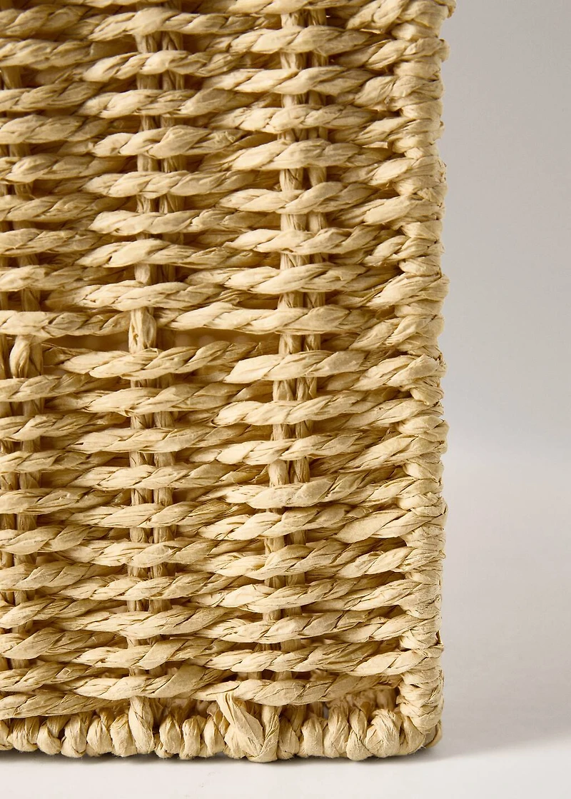 Large colored paper basket