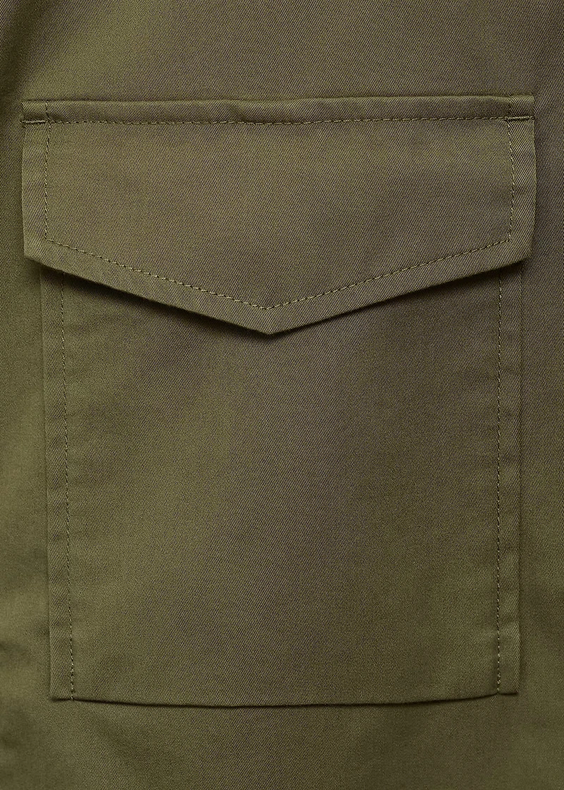 Cotton jacket with pockets