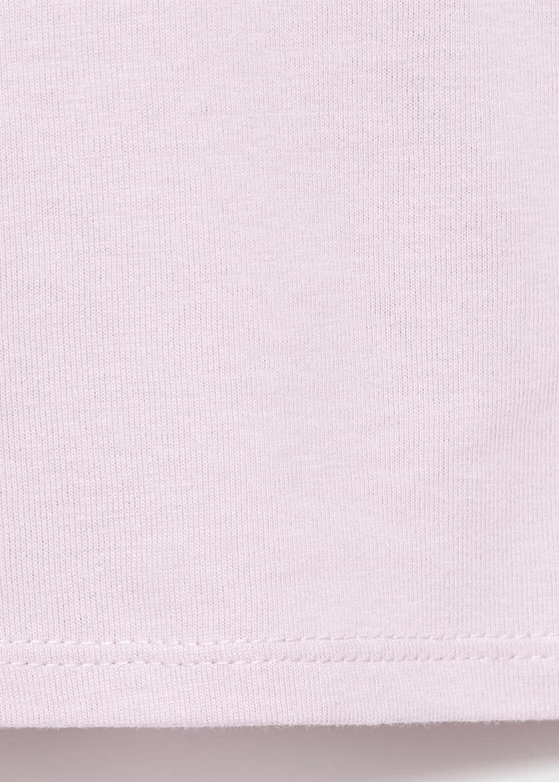Frills cotton t-shirt