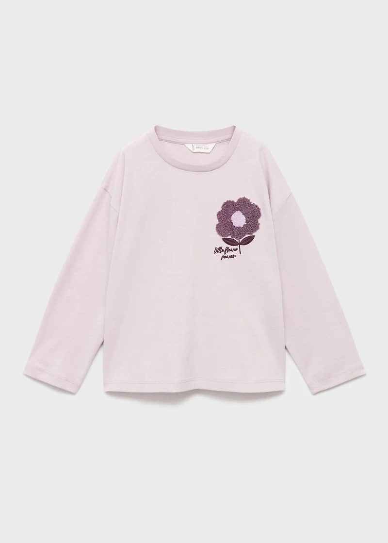 T-shirt with embroidered detail