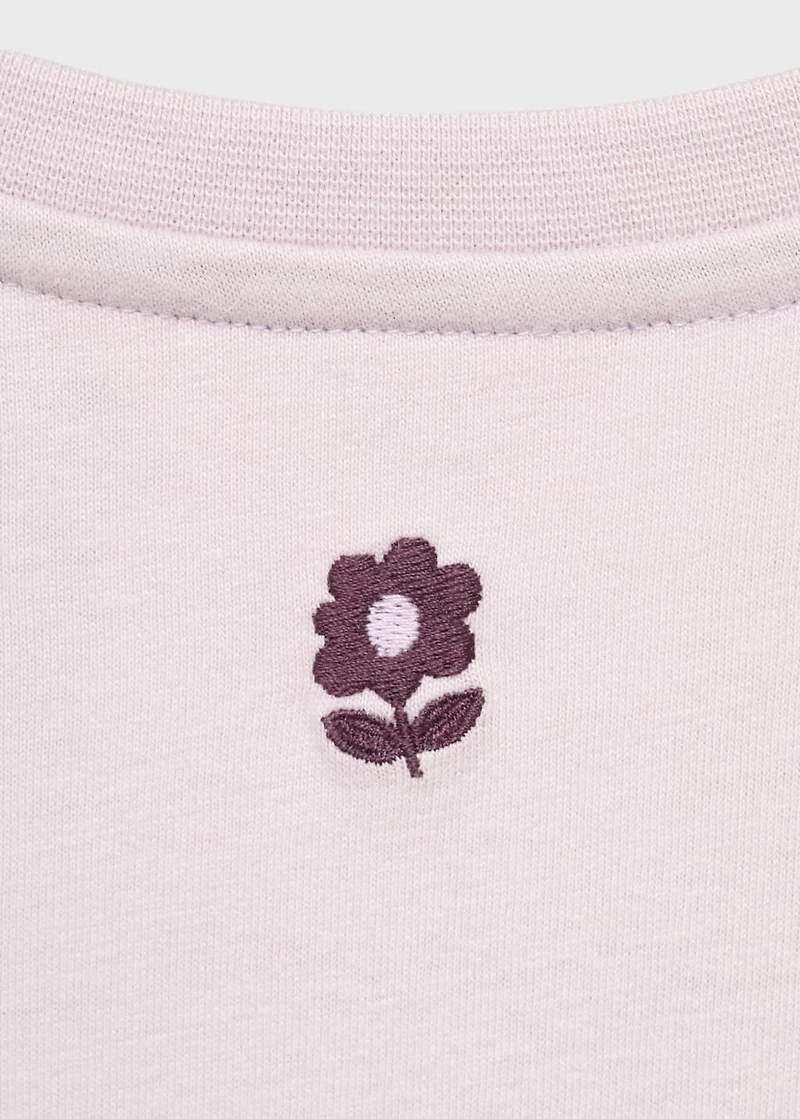 T-shirt with embroidered detail