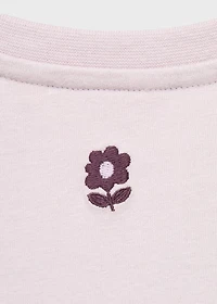 T-shirt with embroidered detail