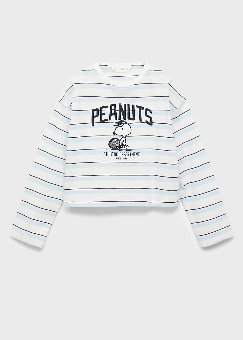 Snoopy embroidered t-shirt