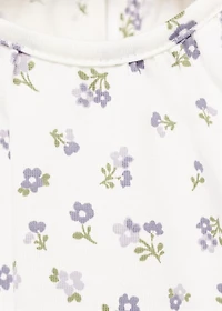 Floral cotton t-shirt