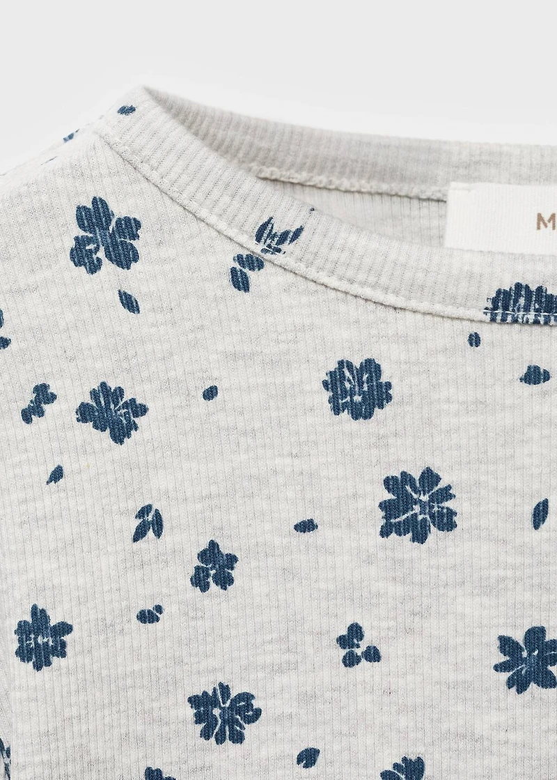 Floral-print t-shirt