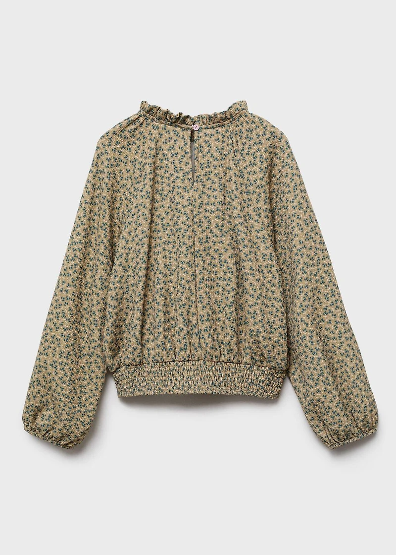 Floral print blouse