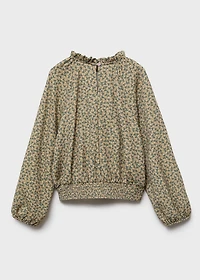 Floral print blouse