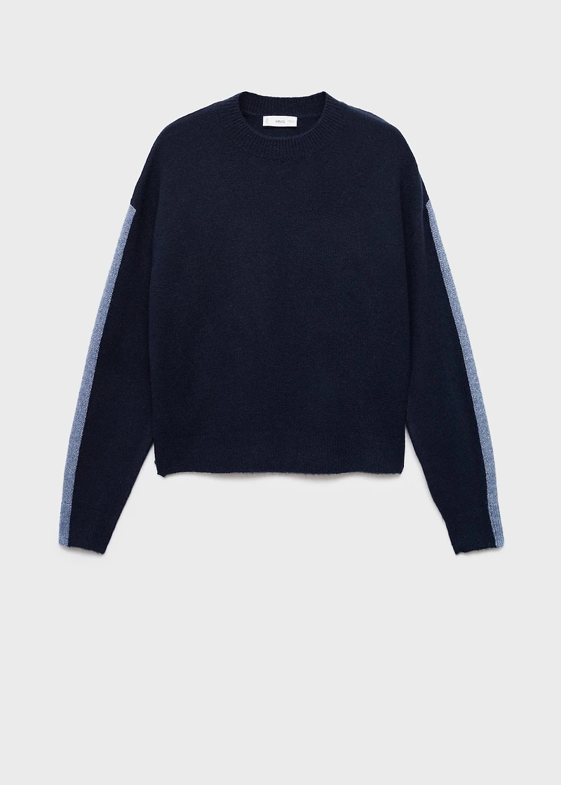 Knit embroidered sweater