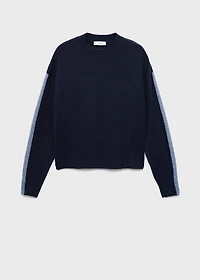 Knit embroidered sweater