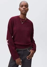 Star knitted sweater