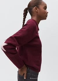 Star knitted sweater