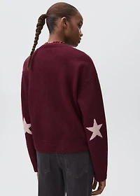 Star knitted sweater