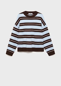 Oversized striped sweater