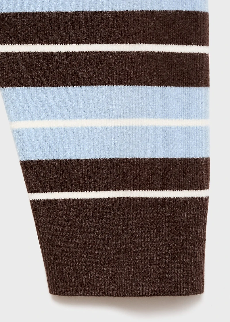 Oversized striped sweater