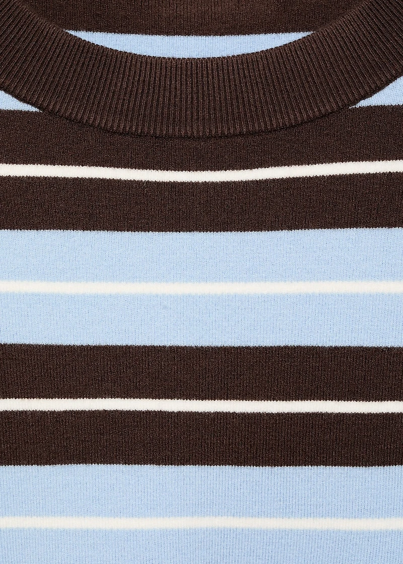 Oversized striped sweater