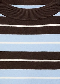 Oversized striped sweater
