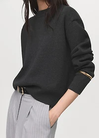 Knitted wool blend sweater