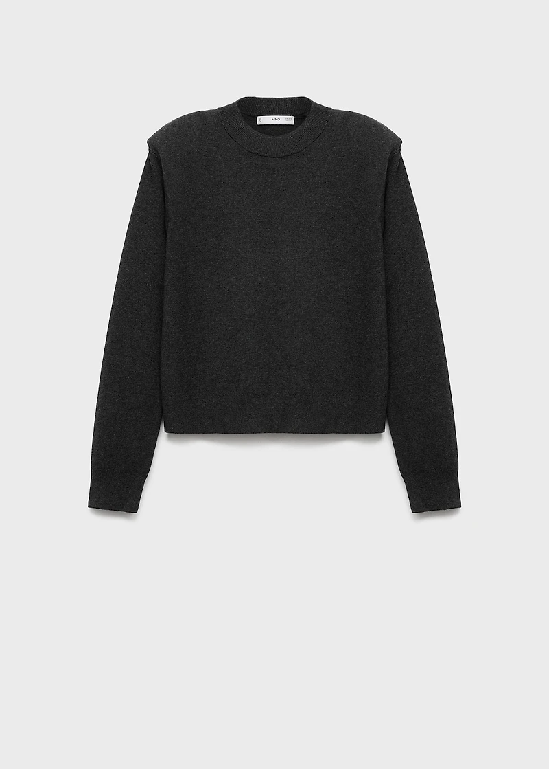 Knitted wool blend sweater