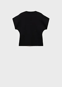 Fine-knit fitted sweater
