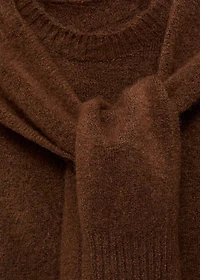 Short-sleeved combined sweater