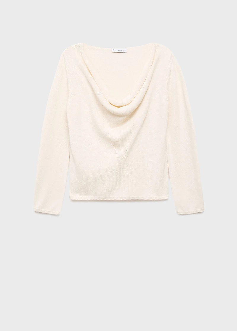 Cowl neck sweater
