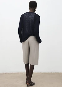 Semitransparent knitted sweater