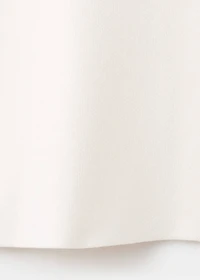 Short-sleeved turtleneck sweater