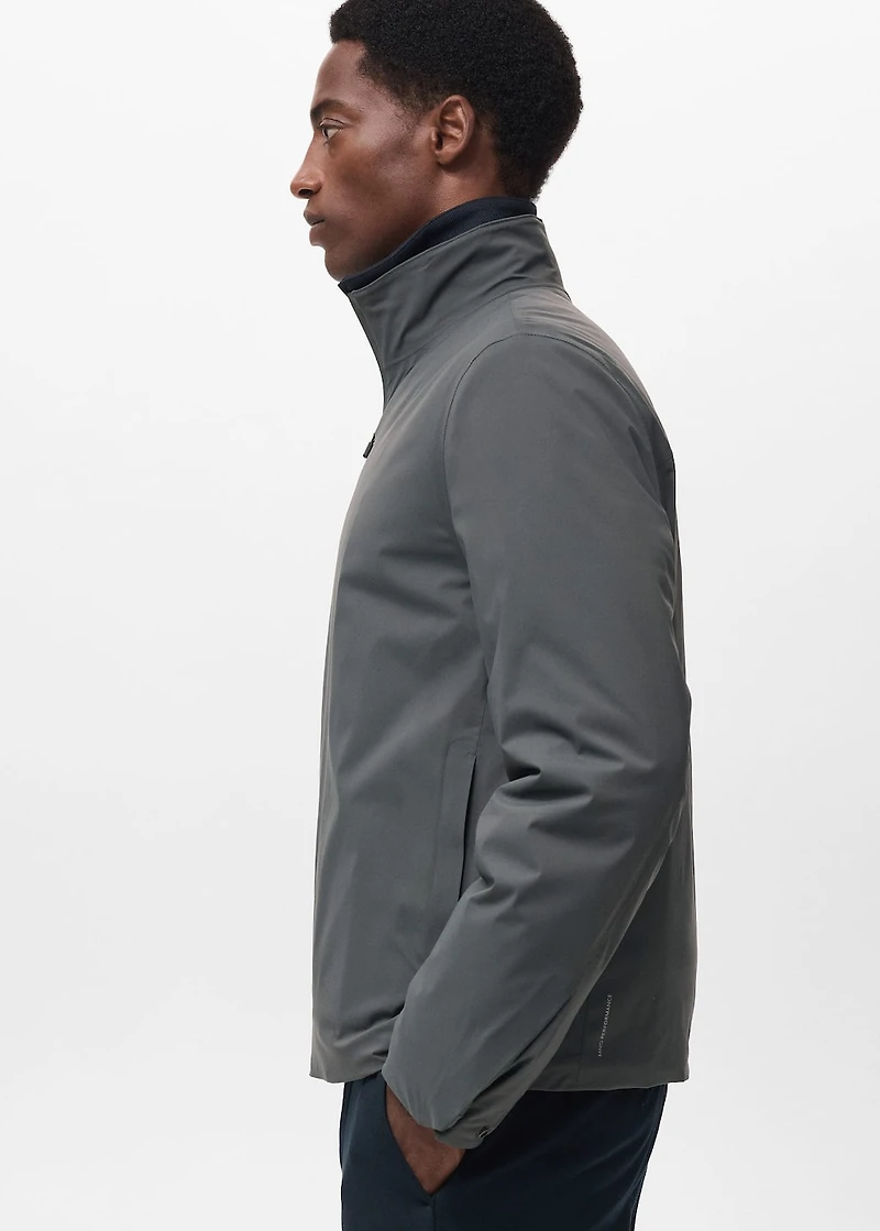 Waterproof jacket with Thermolite® padding