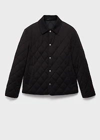 Quilted water repellent jacket