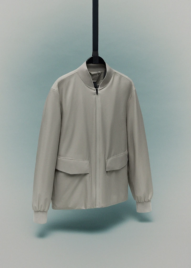 Technical waterproof jacket