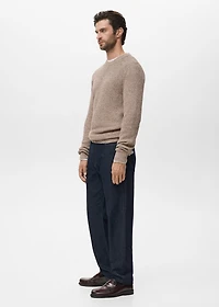 100% cotton specked sweater