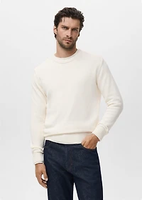 Fine-knit sweater
