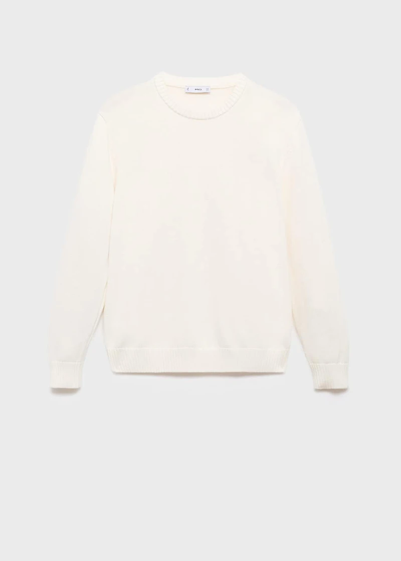 Fine-knit sweater