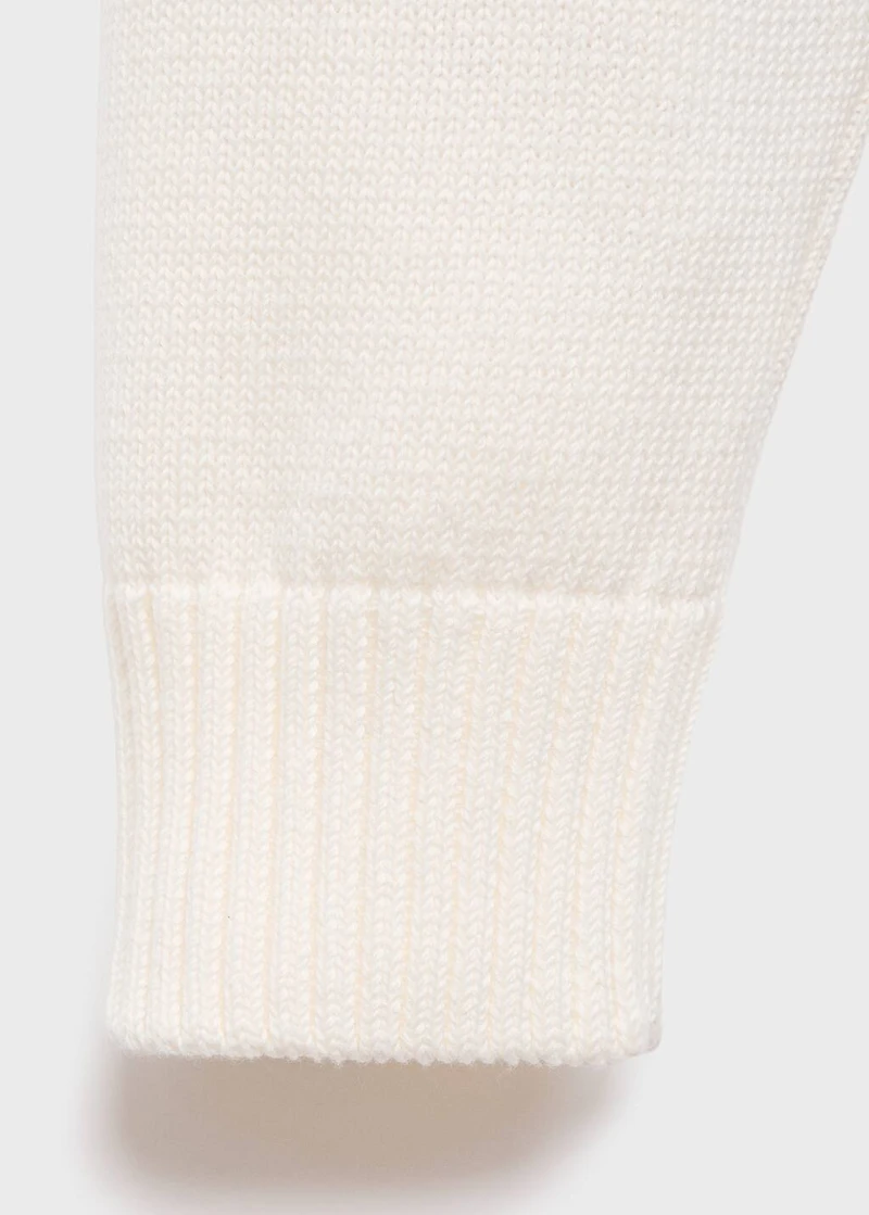 Fine-knit sweater