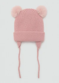 Knitted bobble hat