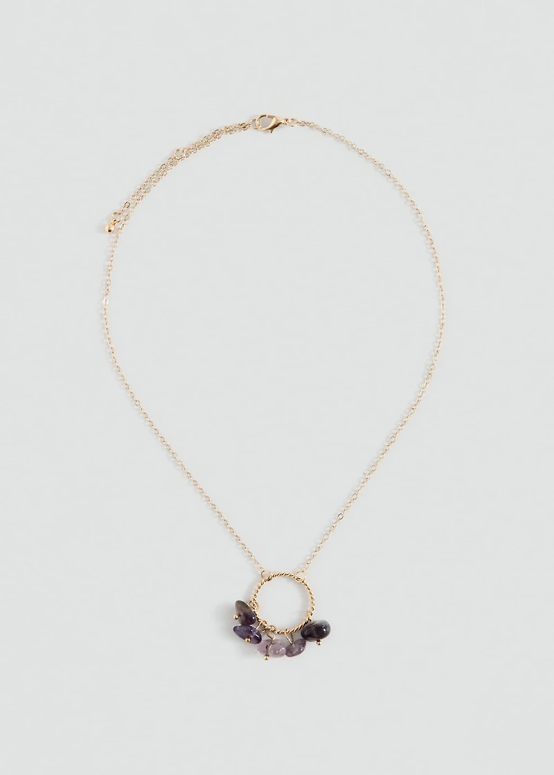 Stones pendant necklace