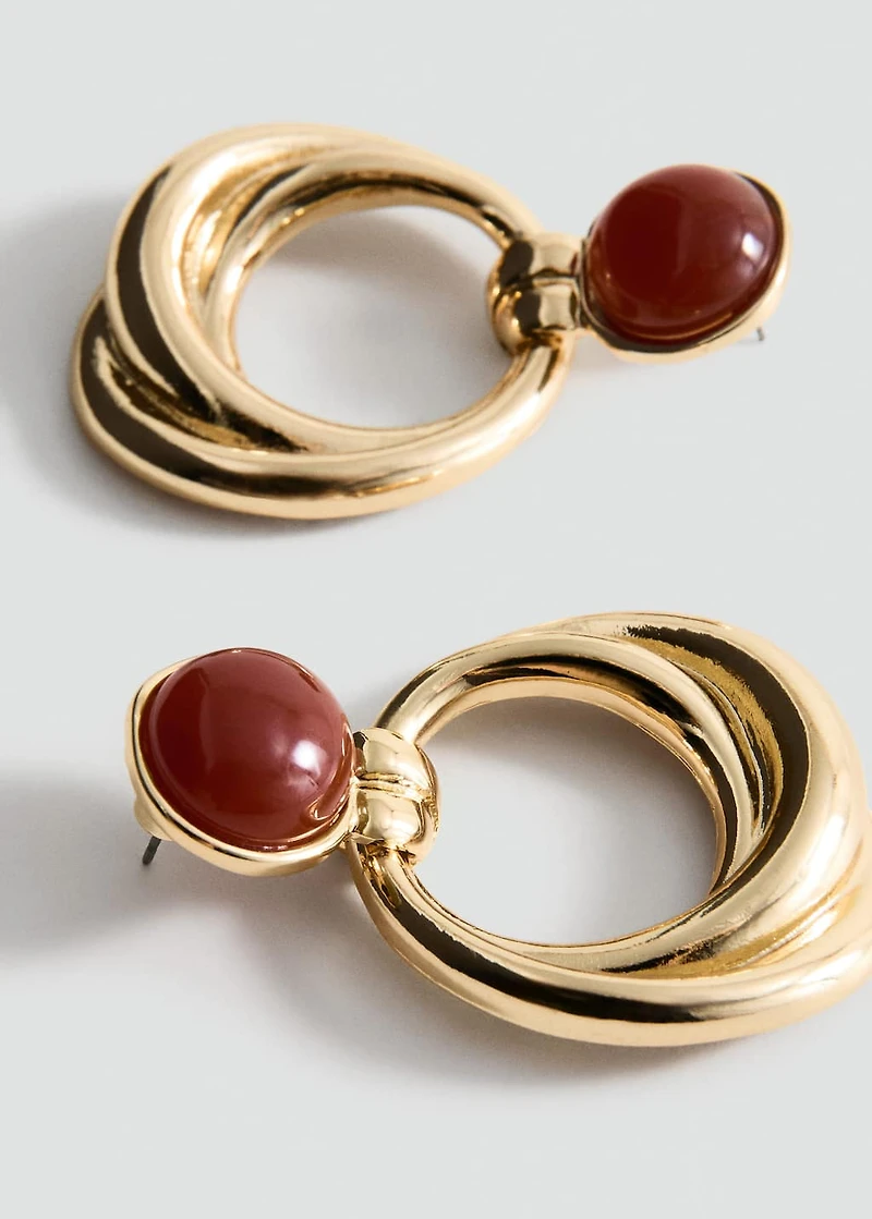 Mixed hoop earrings