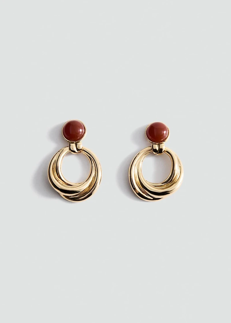 Mixed hoop earrings
