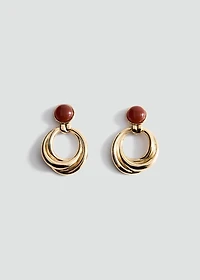Mixed hoop earrings