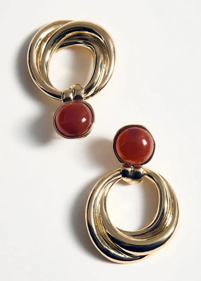 Mixed hoop earrings