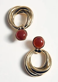 Mixed hoop earrings