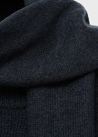 Asymmetric knit sweater