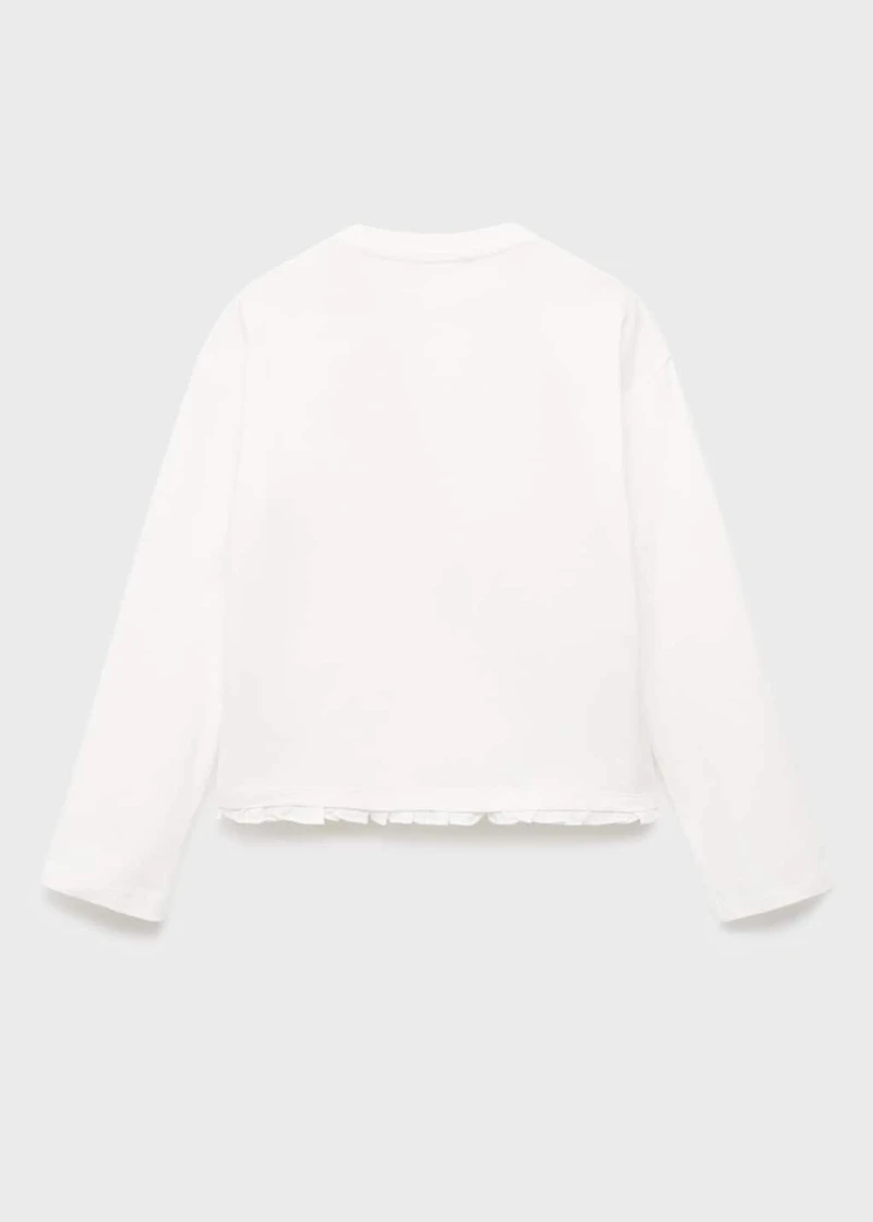 Printed long sleeve t-shirt