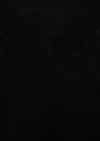 100% wool V-neck sweater