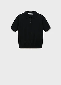 100% wool polo-neck sweater