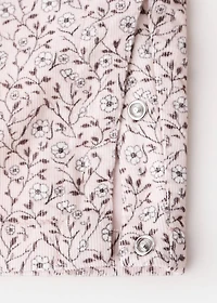 Corduroy floral dungarees