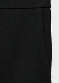 Mid-rise flare pants