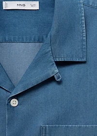100% cotton denim shirt