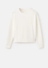 Long-sleeve knitted sweater