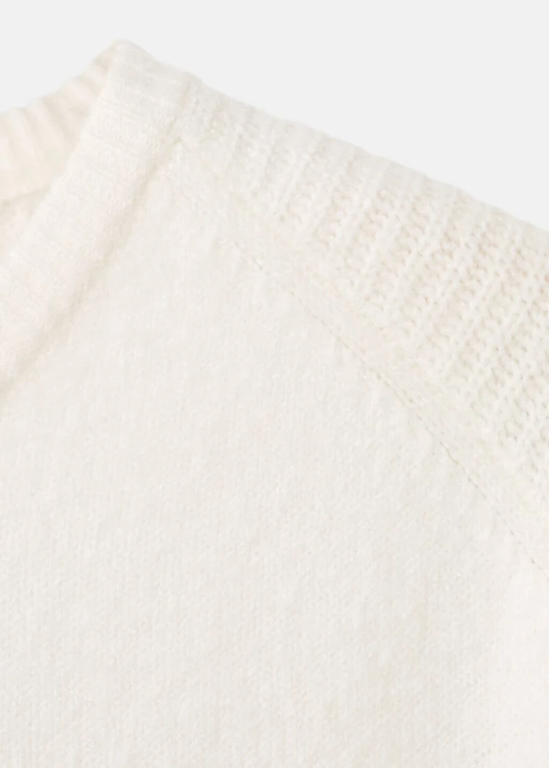 Long-sleeve knitted sweater